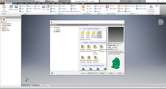 ventana inventor